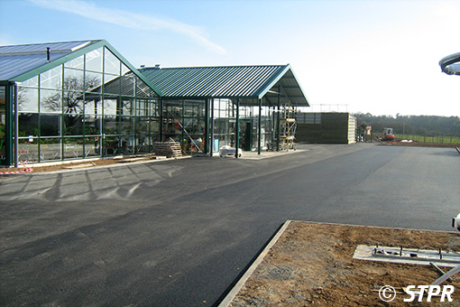 Plateforme Jardinerie en enrobé à Savigné, Vienne (86)